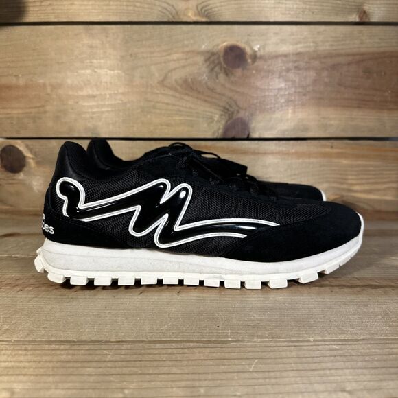 Size 40 (Women’s 10) Marc Jacobs The Jogger Black White Chunky Platform Sneakers - Picture 1 of 7